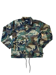 Stüssy Camo Cruize Coach Jacket, Green Camo SIZE SMALL - Picture 1 of 3