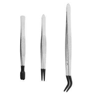 3pcs Stamp Tweezer Craft Tweezer Makeup Tweezer Convenient Tong Tweezer Stamp - Picture 1 of 12
