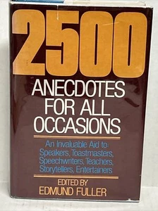 2500 Anecdotes for All Occasions by Mund Fuller (1987, Hardcover) - Imagen 1 de 17