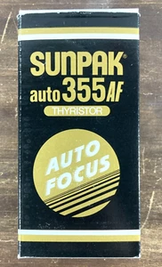 NIB Sunpak Auto 355AF Thyristor Flash For Canon 650-35C EOS Autofocus Unopened - Picture 1 of 6