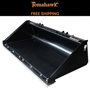 TOMAHAWK 72" HD SMOOTH BUCKET BOLT ON CUTTING EDGE QUICK ATTACH SHIPS FREE 3077 - Picture 1 of 5
