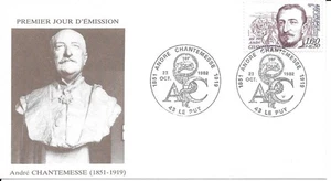 France 1982 FDC Andre Chantemesse yt 2229 - Picture 1 of 1