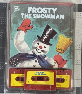Golden Books Tape Set FROSTY SNOWMAN RUDOLPH JINGLE BELLS 1976 In Package vtg - Picture 1 of 14