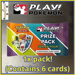 ¡Juega! Pokemon Prize Pack Serie 4 (Contiene 6 Cartas Estampadas) - ¡Nuevo y Precintado! - Imagen 1 de 1