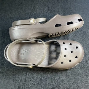 Crocs braune Mary Jane Slipper Slingback-Flats Damengröße 10 - Bild 1 von 7