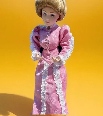 Hermosa muñeca de porcelana vintage Franklin Mint "A Mother's love" usada en excelente estado Foto 1 de 4