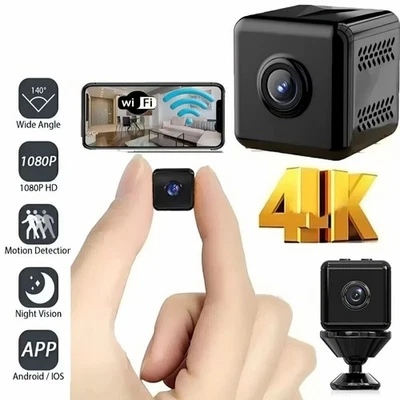 Mini IP Kamera 1080P Wireless WLAN 4K WiFi Camera Überwachungkamera Nachtsicht - Bild 1 von 4