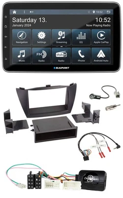 Blaupunkt USB DAB SD Lenkrad Bluetooth Autoradio für Hyundai ix35 2010-2013 schw - Bild 1 von 4