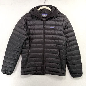 Patagonia Jacke Herren S schwarz Daunen Pullover Hoody Puffer isoliert Winter Outdoor - Bild 1 von 14