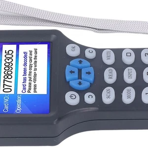 Schwarzer NFC Kartenleser mit UID Schlüsselanhänger HD 2,8 Zoll Vollfarbbildschirm - Bild 1 von 23