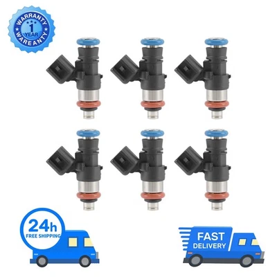 6pcs FJ998 Fuel Injector for 2009-12 Ford Escape Fusion Tribute Milan Mariner V6 - Image 1 of 4