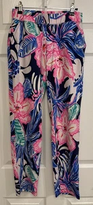 Lilly Pulitzer Melani Strick Legging Hose Damen XS High Tide Navy Sugar Mambo - Bild 1 von 5