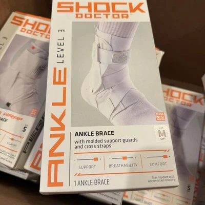 Shock Doctor Ankle Brace W/molded support guard Level 3, Size medium  - Image 1 of 4
