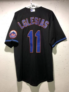 Jose Iglesias #11 NEW YORK METS schwarz *NAME ERROR* Trikot GENÄHT Herren XL LESEN - Bild 1 von 21