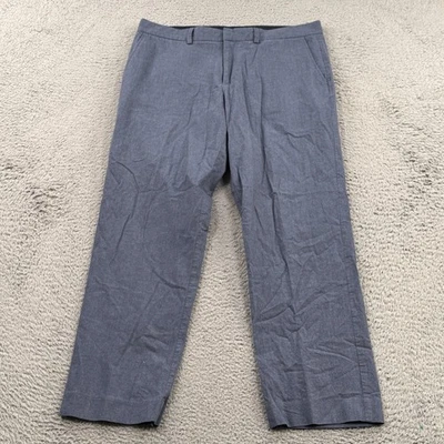 J Crew Bedford Pants Mens 33x28 Blue Cotton Casual Chino Trousers Classic Fit - Image 1 of 4