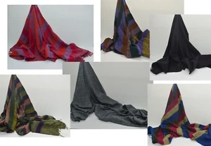 Nepalese Warm Yak Wool Shawl Stole Scarf Neck Wrap Blanket Throws Travellers Rug - Picture 1 of 93