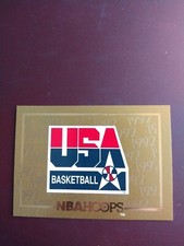 🔥 1991 NBA Hoops 1992 Dream Team USA Basketball Rare GOLD Cover Card. No #