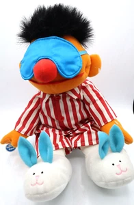 Vintage Sing and Snore Ernie Vintage 1996 Tyco Sesame Street Plush in Pajama - Picture 1 of 9