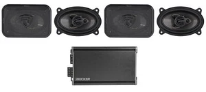 KICKER 46CXA3604T CXA360.4 360w RMS 4-Channel Car Amplifier+(4) 4x6" Speakers - Picture 1 of 12