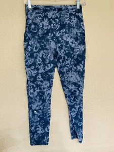 Ivivva Lululemon align butter soft navy purple printed high rise leggings - Picture 1 of 11