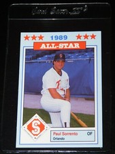 1989 JENNINGS SOUTHERN LEAGUE ALL-STAR PAUL SORRENTO CARD #13 (Mint)