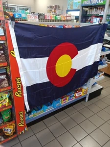 New, Flag Of Colorado, USA , Nylon, 36x57 - Picture 1 of 5