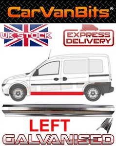 FÜR VAUXHALL COMBO CORSA C 00-10 SCHWELLER REPARATUR KAROSSERIE ROST AUSSENVERKLEIDUNG 175 CM LINKS - Bild 1 von 5