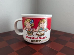 *VINTAGE* 1989 Westwood Campbell's Soup Bowl - 14oz Coffee Cup - Mug Kids Design - Picture 1 of 6
