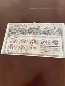 9/28/98 Buffalo News Sabres Schedule Poster (14 1/2 x 23") - Dominic Hasek NrMT - Picture 1 of 1