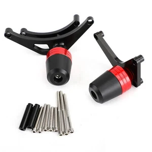 CNC Red Frame Slider Anti Crash Pad Fit for Ducati Supersport 939 2017-2019 - Picture 1 of 11