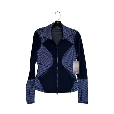 Zella Women's Zip Activewear Jacket in Blue/Black - Sz S - NWT - Image 1 of 4