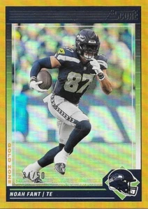 2024 Score Football NOAH FANT GOLD ZONE 34/50 - SEATTLE SEAHAWKS- #258 - Picture 1 of 1