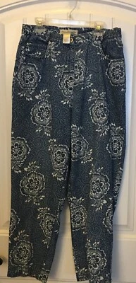 David Brooks Floral Print Women's Jeans Size 8 - Image 1 of 4