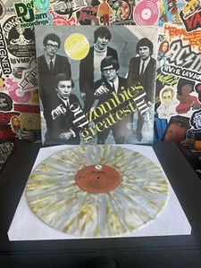 THE ZOMBIES Greatest Hits VG++ CLEAR W/WHITE/GOLD SPLATTER VINYL/500 WHYPE - Picture 1 of 2