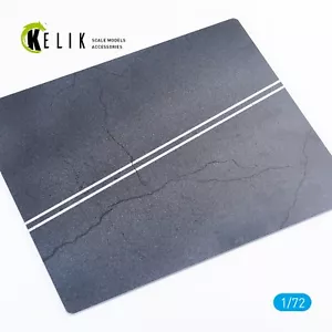 Asphalt road - Base - Acrylic 3 mm (180x214mm) (130 g) Scale 1:72 KeliK KS72033 - Picture 1 of 4