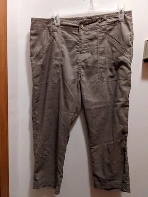 White Sierra Women's 8 Hemp Brown 21 inch  Capris - Image 1 of 4