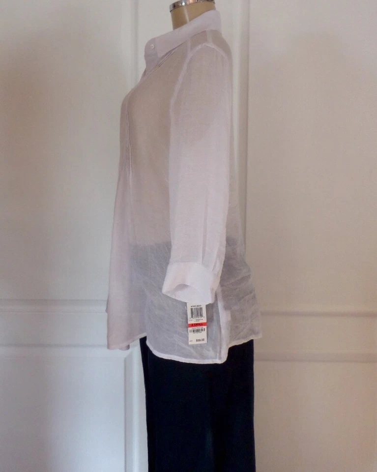Nueva Blusa Blanca Alfani Orig $59 Talla XS Foto 1 de 1