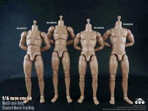 COOMODEL 1/6 Muscle Male Body Model Flexible Body Fit 12" Figure Head Sculpt Toy