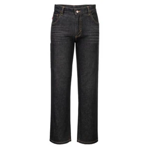 BIZFLAME FR54 - Bizflame Denim FR Flex Jean BLACK Sizes 30-48 Inseam 32" Fr Sh - Picture 1 of 2