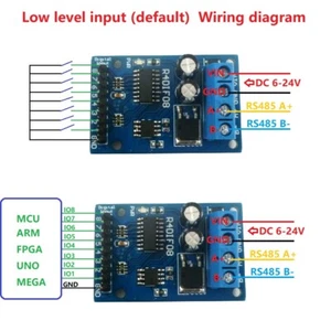 Interruptor digital DC 12V 8 a placa de adquisición RS485 módulo PLC Modbus Rtu TTL IO - Imagen 1 de 8