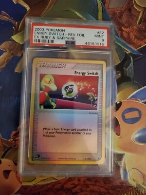 Pokemon Energy Switch Reverse Holo Psa9 ex Ruby and Sapphire psa bgs cgc - Image 1 of 3
