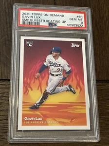 Gavin Lux 2020 Topps On Demand Summer Blockbuster RC Heating Up PR /77 PSA 10 - Picture 1 of 2