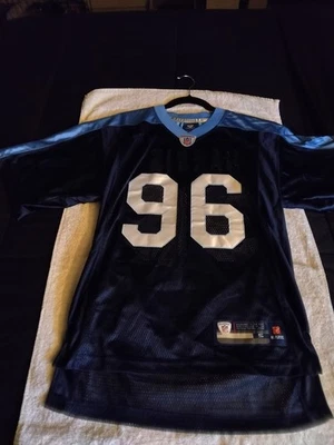 NFL Vintage Football Jersey #96 Navy Blue Tennessee Titans   ( Size S ) - Image 1 of 4