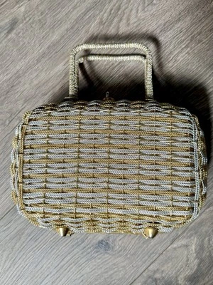 Pan Am Imports Koret Style MCM Woven Metal Basket Purse  - Image 1 of 4