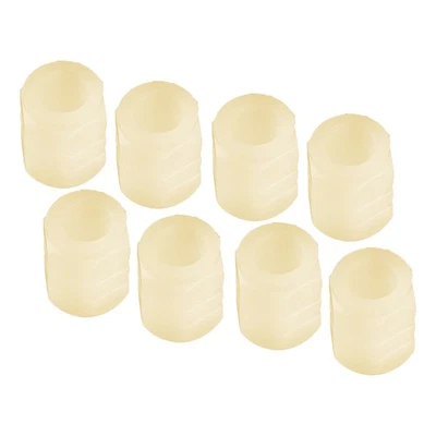 8x Yellow Tire Valve Cap Luminous Car Wheel Prank Valve Cap Glow Dust Cover - Image 1 of 4