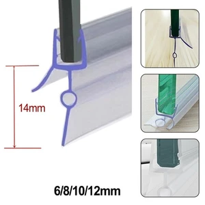 Shower Seal Sealant Strip 6/8/10/12mm For Bathroom Glass Door Rubber Strip - Picture 1 of 46