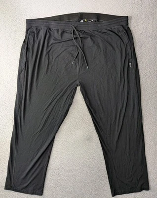 Calça masculina Tasc bambu desempenho 5XLB suor lounge academia ativa elástica - Imagem 1 de 4