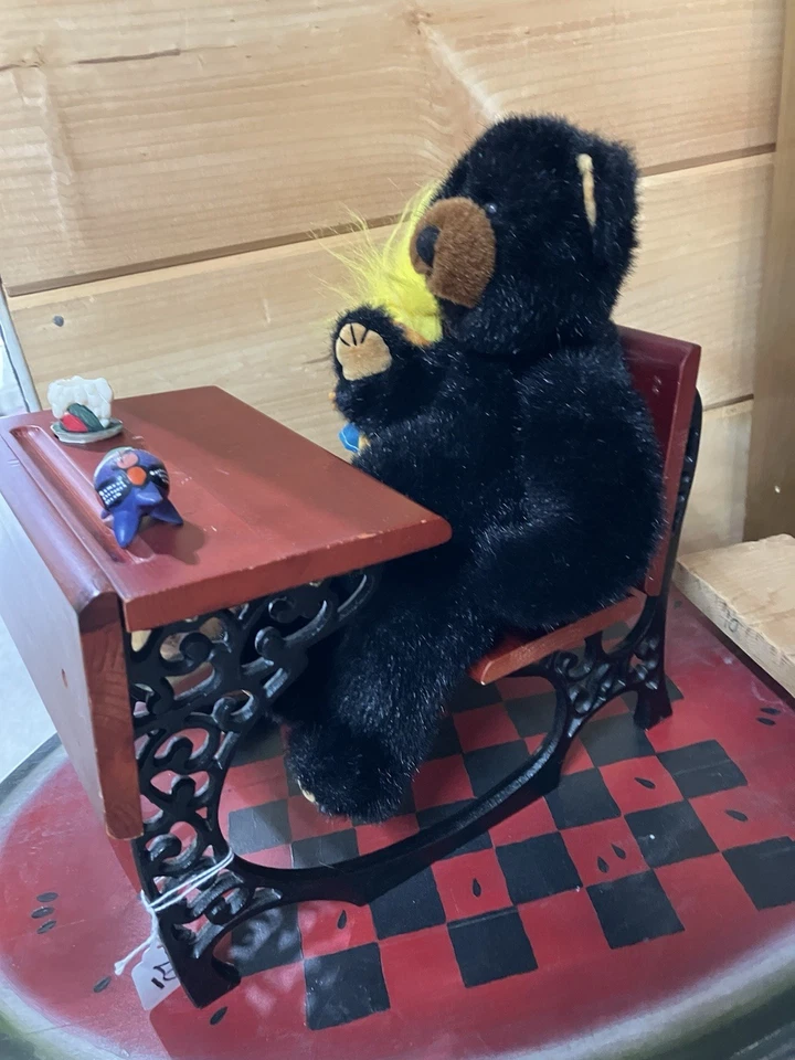 American Girl Doll Pleasant Company Samantha Escritorio Escolar Hierro Fundido Madera Retirada Foto 1 de 1