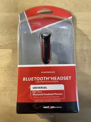 PLANTRONICS PBT610Z UNIVERSAL BLUETOOTH HEADSET - RED NEW SEALED - Image 1 of 4