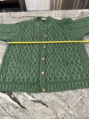 Gorgeous 100%  Aran Wool Cardigan Excellent Used Condition - Image 1 of 4